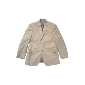 Lauren Ralph Lauren Blazer Paisley Single-Breasted Jacket Khaki Men's 38S